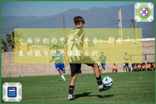 全面评测西甲买球平台：新用户必看功能与使用体验分析